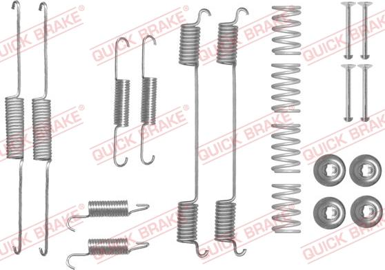 Kawe 105-0861 - Комплектующие, барабанный тормозной механизм unicars.by