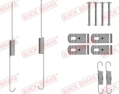 Kawe 105-0888 - Комплектующие, барабанный тормозной механизм unicars.by