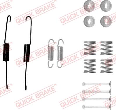 Kawe 105-0879 - Комплектующие, барабанный тормозной механизм unicars.by