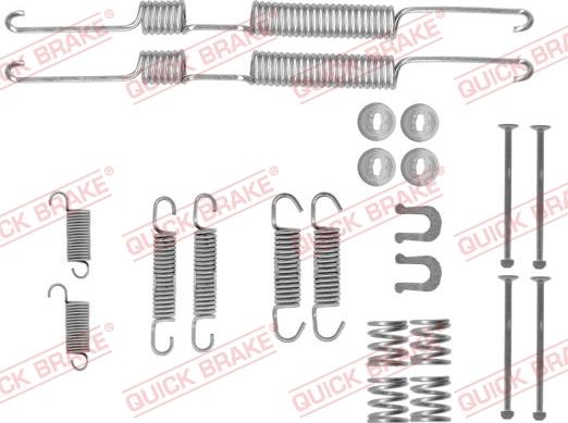 Kawe 105-0870X - Комплектующие, барабанный тормозной механизм unicars.by