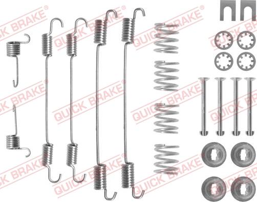 Kawe 105-0747 - Комплектующие, барабанный тормозной механизм unicars.by