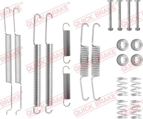 Kawe 105-0726 - Комплектующие, барабанный тормозной механизм unicars.by