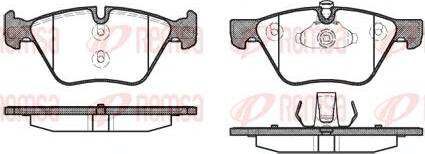 Kawe 1052 00 - Тормозные колодки, дисковые, комплект unicars.by