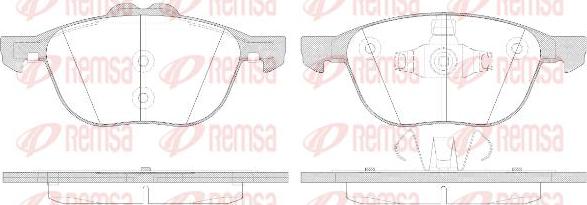 Kawe 1082 50 - Тормозные колодки, дисковые, комплект unicars.by