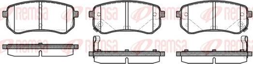 Kawe 1135 02 - Тормозные колодки, дисковые, комплект unicars.by