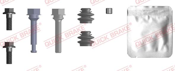 Kawe 113-0038X - Комплект направляющей гильзы, тормозной поршень unicars.by