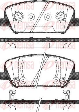 Kawe 1398 02 - Тормозные колодки, дисковые, комплект unicars.by