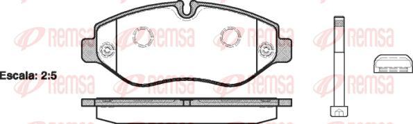 Kawe 1245 10 - Тормозные колодки, дисковые, комплект unicars.by