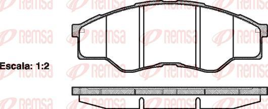 Kawe 1266 00 - Тормозные колодки, дисковые, комплект unicars.by