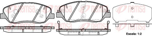 Kawe 1226 02 - Тормозные колодки, дисковые, комплект unicars.by