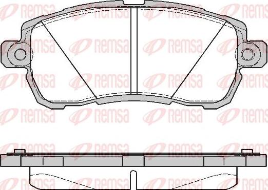 Kawe 1728 00 - Тормозные колодки, дисковые, комплект unicars.by