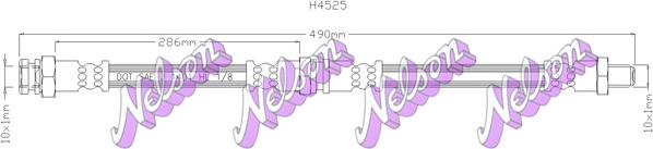 Kawe H4525 - Тормозной шланг unicars.by