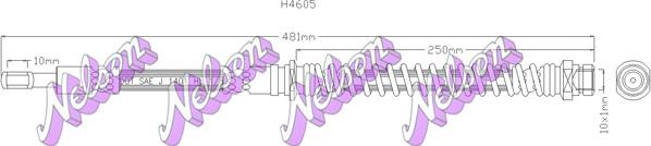 Kawe H4605 - Тормозной шланг unicars.by