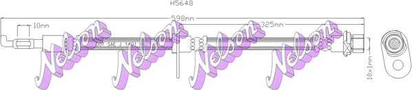 Kawe H5648 - Тормозной шланг unicars.by