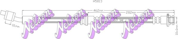 Kawe H5813 - Тормозной шланг unicars.by