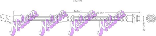 Kawe H5359 - Тормозной шланг unicars.by