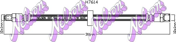 Kawe H7614 - Тормозной шланг unicars.by