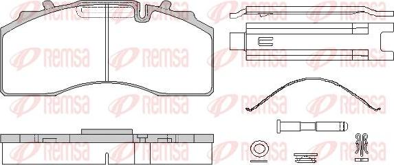 Kawe JCA1415.80 - Тормозные колодки, дисковые, комплект unicars.by