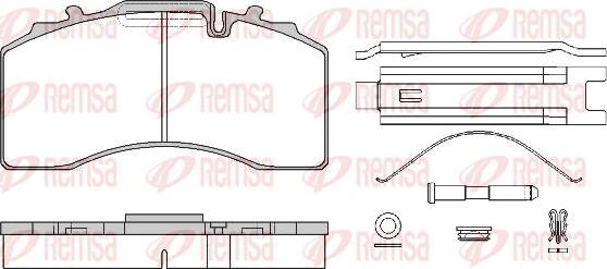 Kawe JCA1416.80 - Тормозные колодки, дисковые, комплект unicars.by