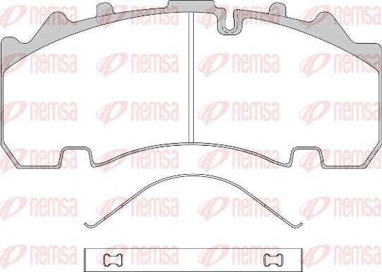 Kawe JCA1554.00 - Тормозные колодки, дисковые, комплект unicars.by