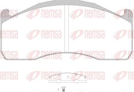 Kawe JCA1328.00 - Тормозные колодки, дисковые, комплект unicars.by