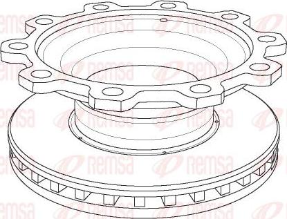 Kawe NCA1097.20 - Тормозной диск unicars.by