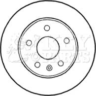 Key Parts KBD4641 - Тормозной диск unicars.by