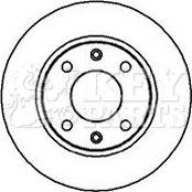 Key Parts KBD4838 - Тормозной диск unicars.by