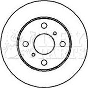 Key Parts KBD4173 - Тормозной диск unicars.by