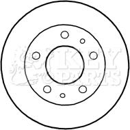 Key Parts KBD4801 - Тормозной диск unicars.by