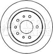 Key Parts KBD4319 - Тормозной диск unicars.by