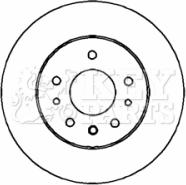 Key Parts KBD4318 - Тормозной диск unicars.by