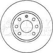 Key Parts KBD4253 - Тормозной диск unicars.by