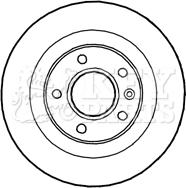 Key Parts KBD4799 - Тормозной диск unicars.by