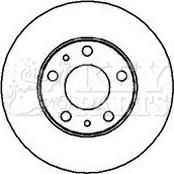 Key Parts KBD5094 - Тормозной диск unicars.by