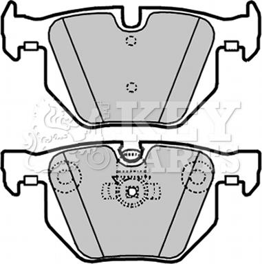 Triscan 0 986 TB3 024 - Тормозные колодки, дисковые, комплект unicars.by