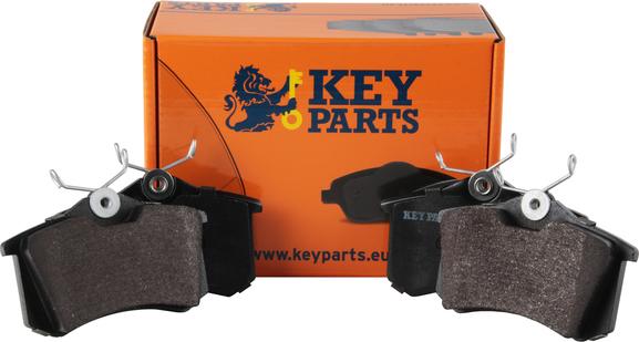 Key Parts KBP1512 - Тормозные колодки, дисковые, комплект unicars.by