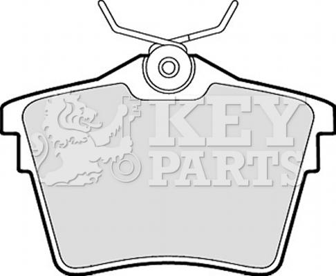 Key Parts KBP1899 - Тормозные колодки, дисковые, комплект unicars.by