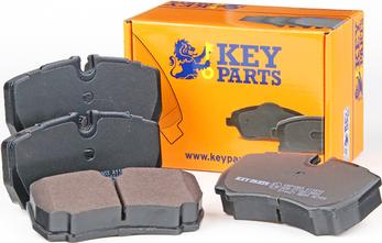 Key Parts KBP1863 - Тормозные колодки, дисковые, комплект unicars.by