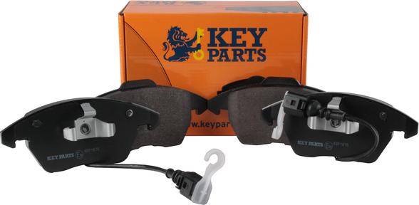 Key Parts KBP1876 - Тормозные колодки, дисковые, комплект unicars.by