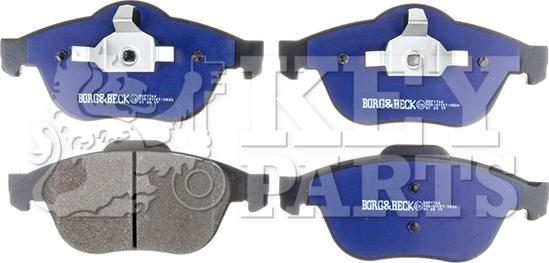 Key Parts KBP1764 - Тормозные колодки, дисковые, комплект unicars.by