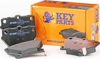 Key Parts KBP1712 - Тормозные колодки, дисковые, комплект unicars.by