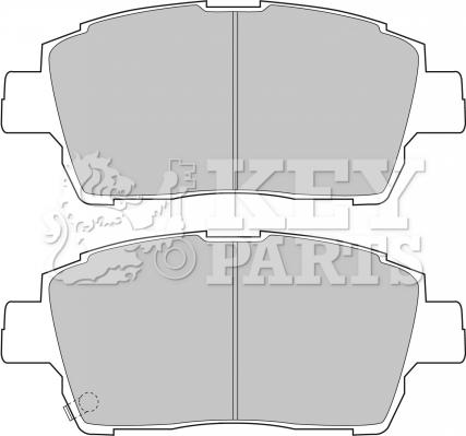 Japanparts 5002203 - Тормозные колодки, дисковые, комплект unicars.by