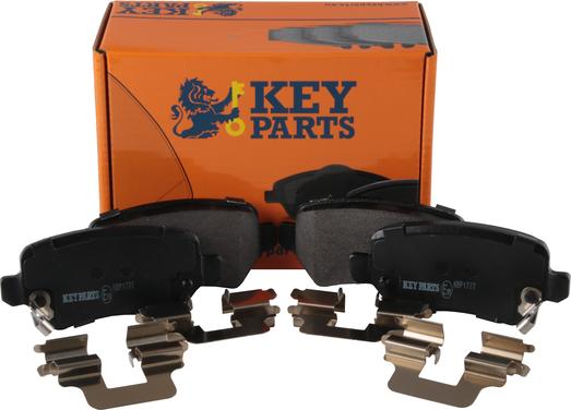 Key Parts KBP1777 - Тормозные колодки, дисковые, комплект unicars.by