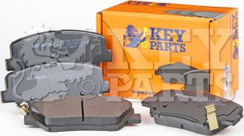 Key Parts KBP2340 - Тормозные колодки, дисковые, комплект unicars.by