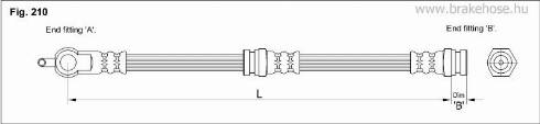 KK95KFT FT4064 - Тормозной шланг unicars.by