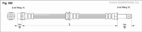 KK95KFT FT4074 - Тормозной шланг unicars.by