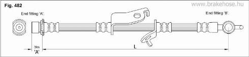 KK95KFT FT0983 - Тормозной шланг unicars.by