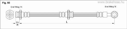 KK95KFT FT0639 - Тормозной шланг unicars.by