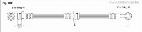 KK95KFT FT0629 - Тормозной шланг unicars.by